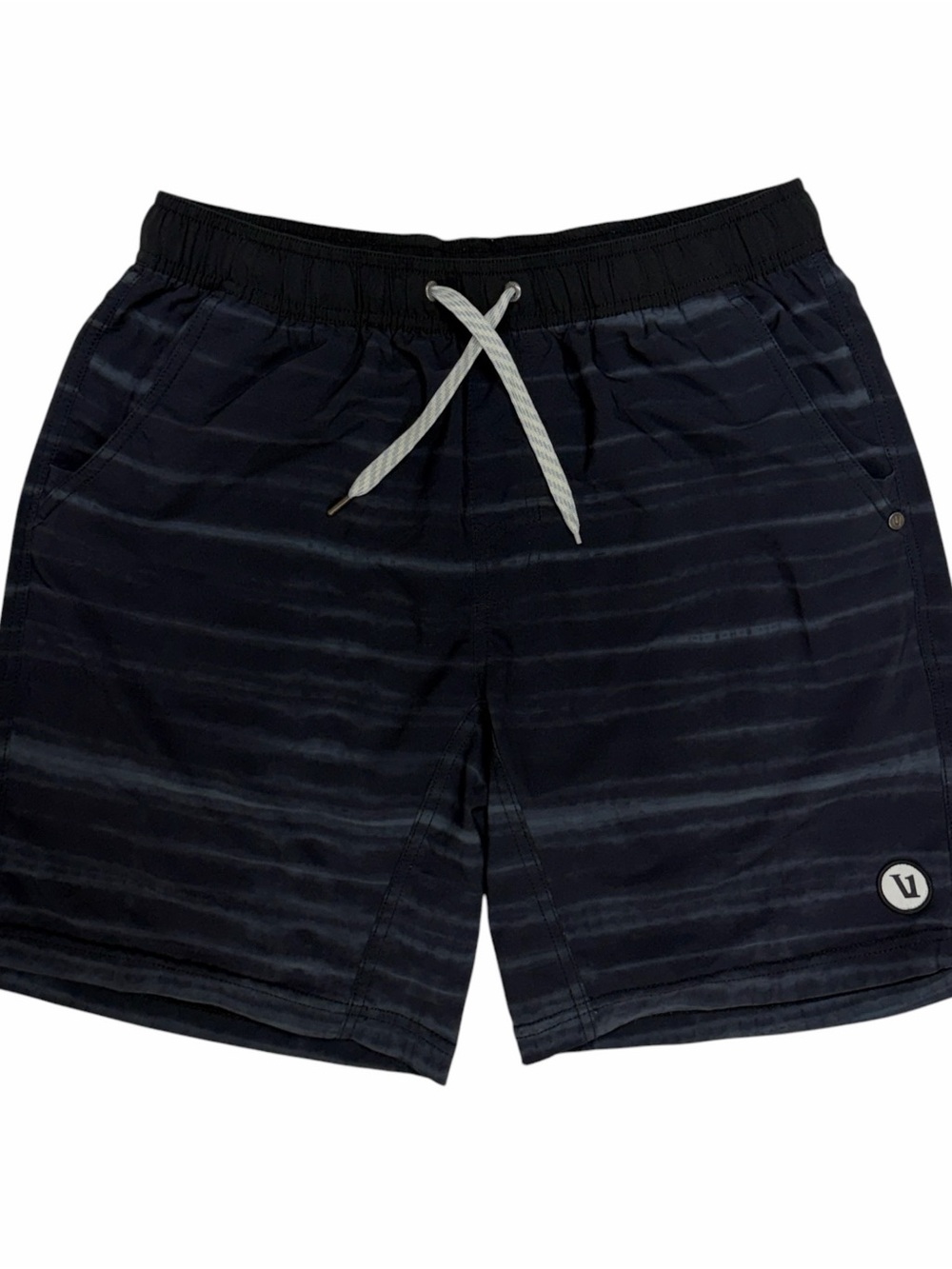 Vuori Kore Shorts Men Medium Black 7” Lined Athletic Hybrid Performance Gym Swim